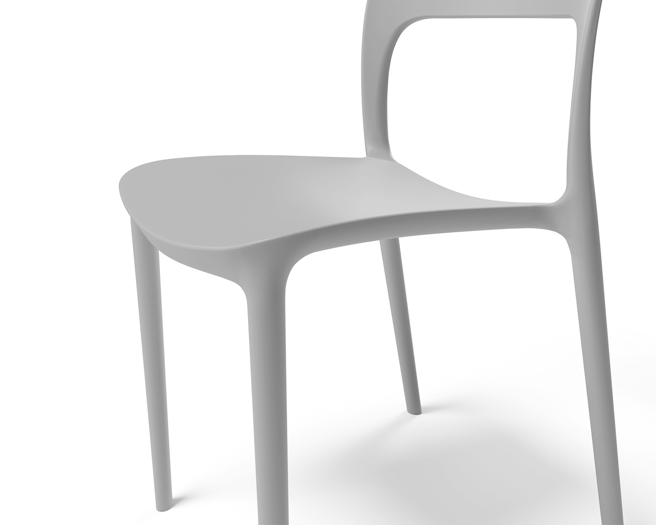 Riley Dining Chair - White, White, hi-res image number null