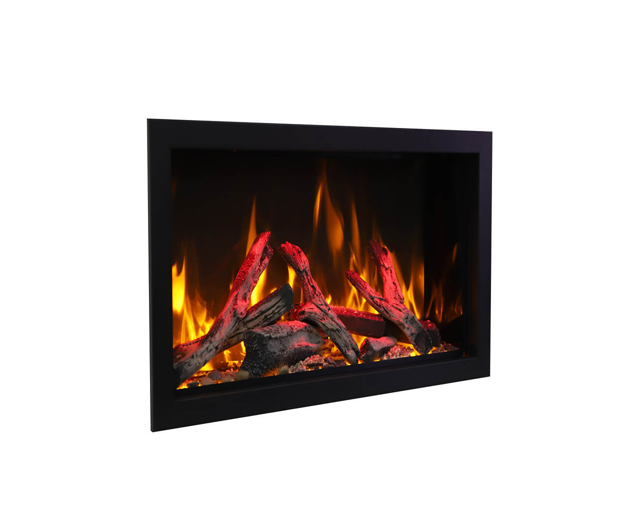 Amantii Smart 50″ Wide – Deep Indoor or Outdoor Electric Built-in only with Black Steel Surround, , hi-res image number null