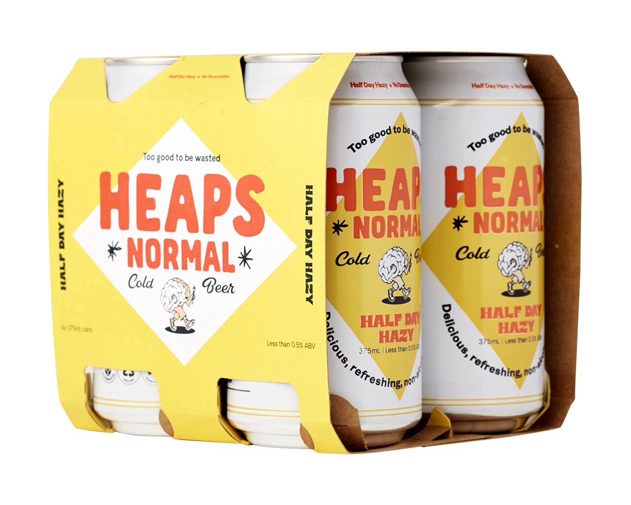 Heaps Normal Half Day Hazy 4X375Ml, , hi-res image number null