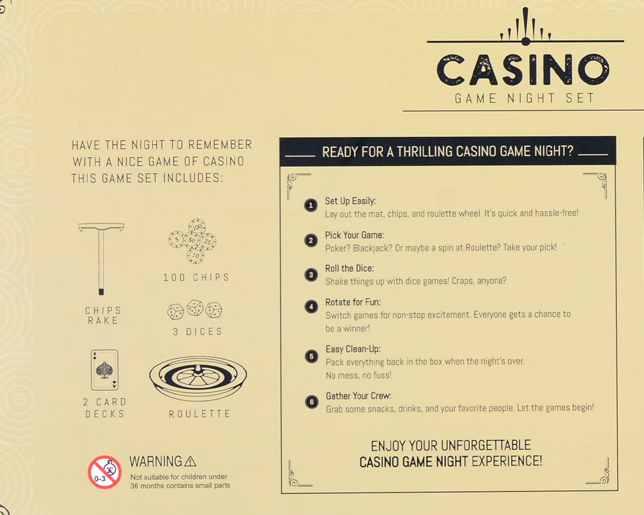 Casino Night Games Set, , hi-res image number null