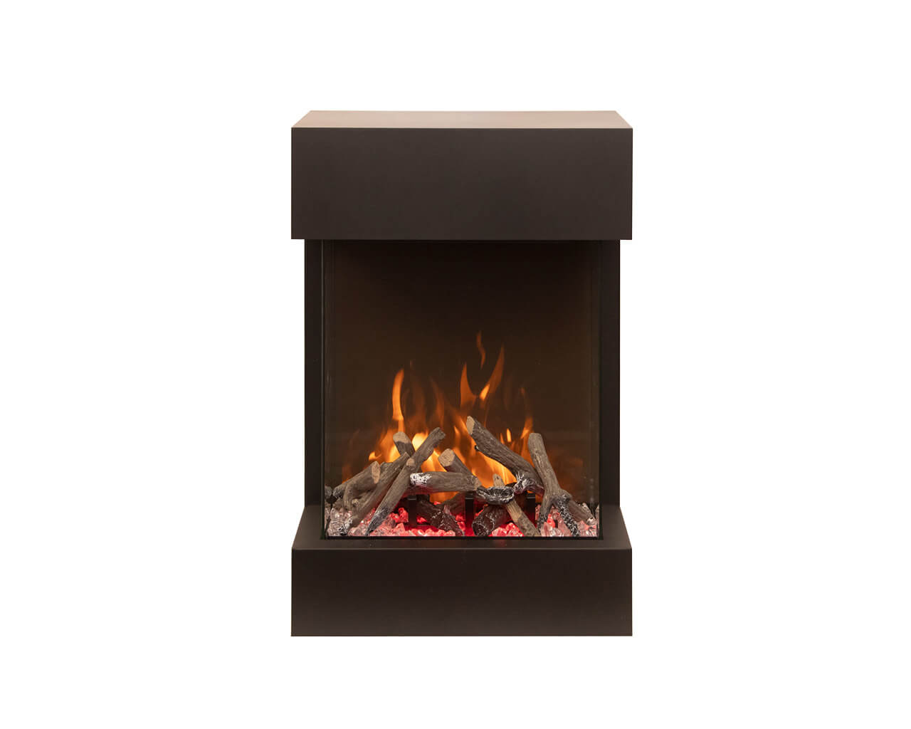 Amantii Smart 25" unit - 11 3/4" in depth 3 sided glass fireplace, , hi-res image number null