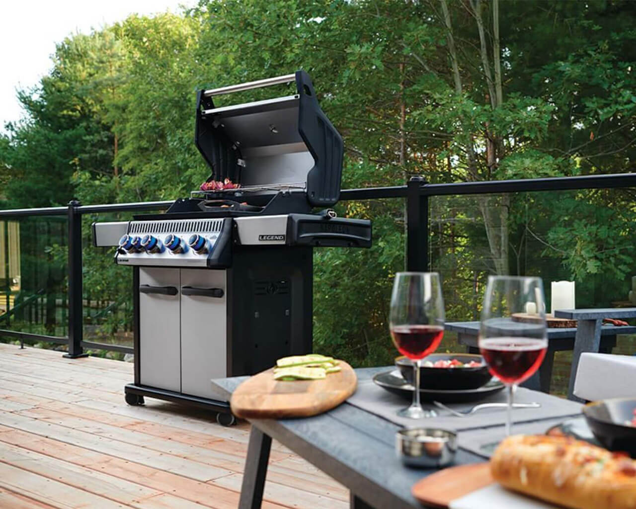 Napoleon Legend LD4X 4 Burner BBQ with Infrared Side Burner - LPG, , hi-res image number null