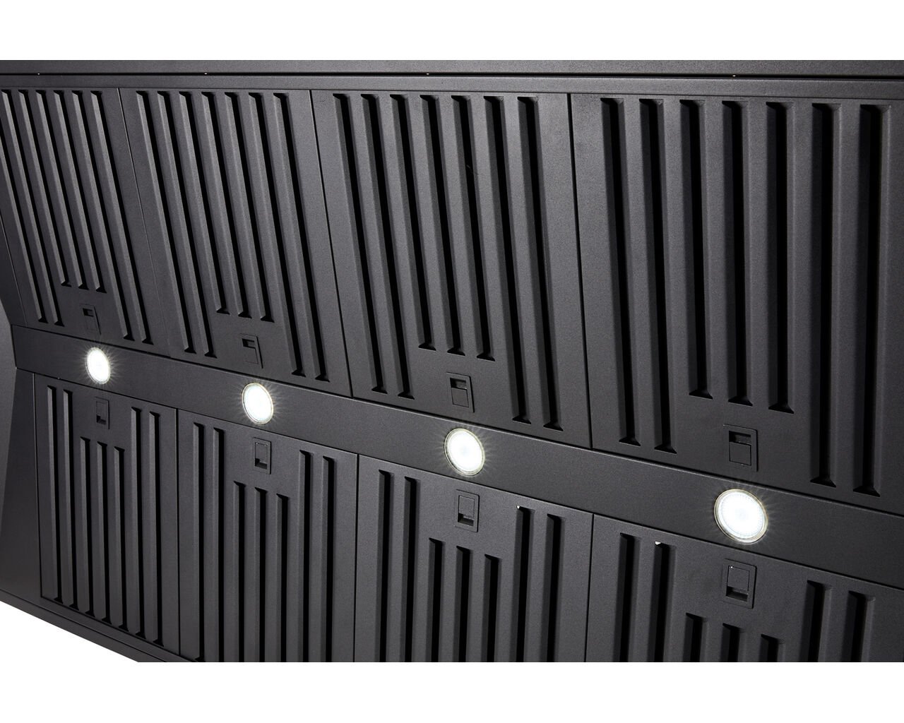 Schweigen Black BBQ Alfresco Rangehood 1500mm (Non Silent) 2500M³/hr Twin Motors, , hi-res image number null