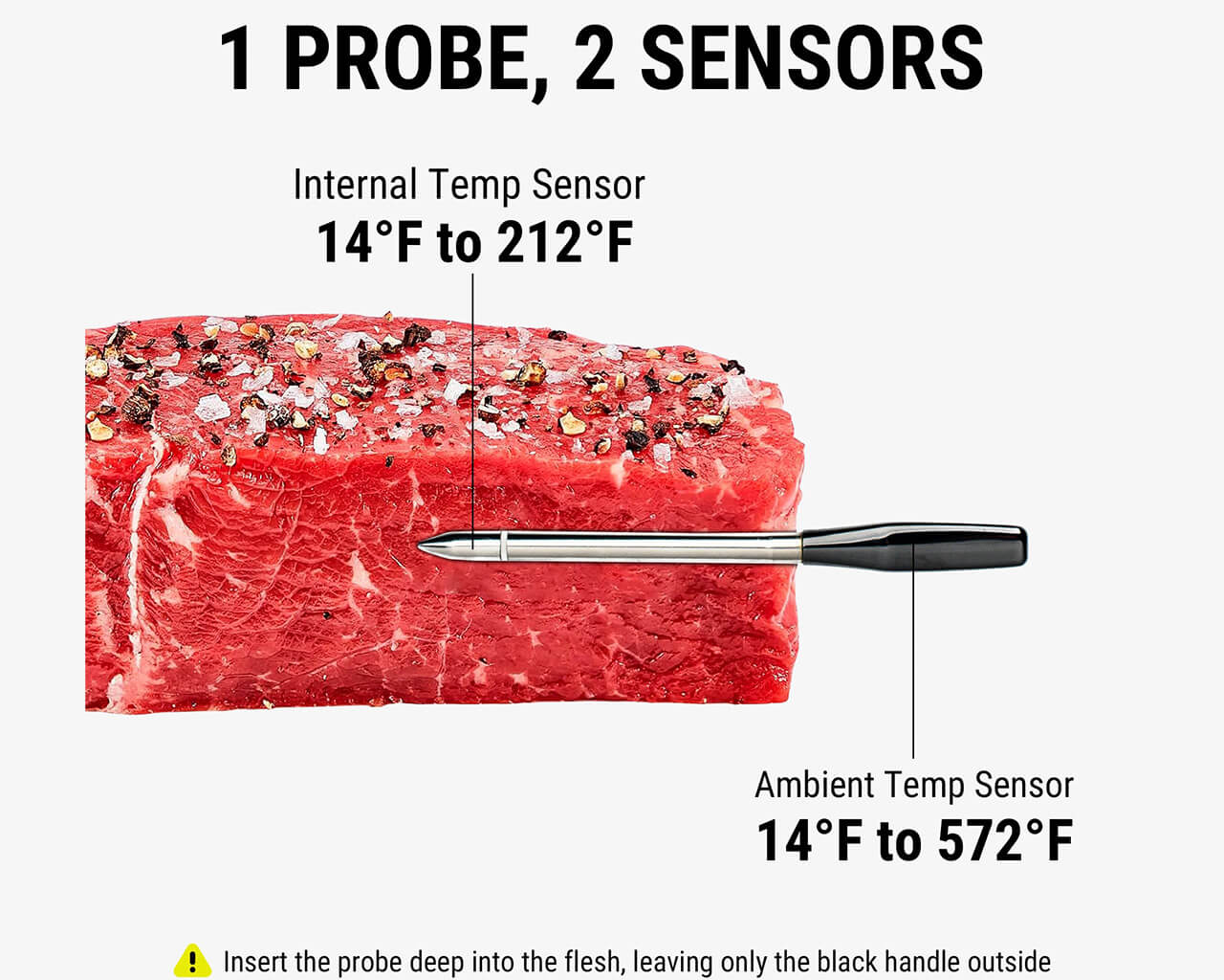 ThermoPro TempSpike Plus TP970W Wireless Meat Thermometer, , hi-res image number null