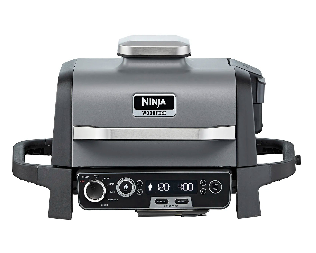 Ninja 7-in-1 Outdoor Electric BBQ Grill & Smoker with Woodfire Technology, , hi-res image number null