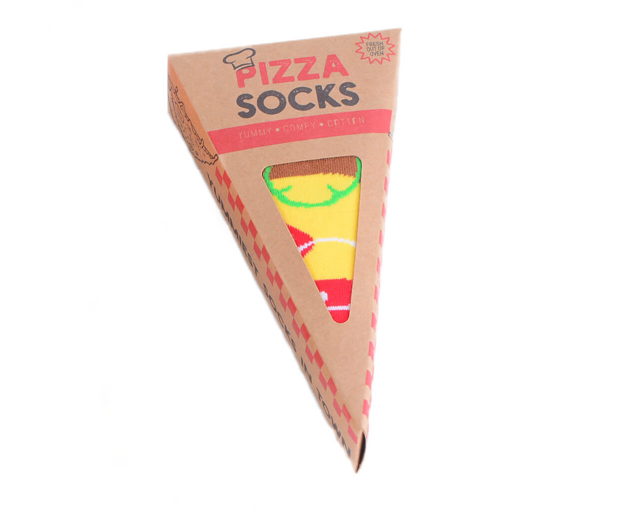 Buy Novelty Pizza Socks Box - 1 Pair at Barbeques Galore.