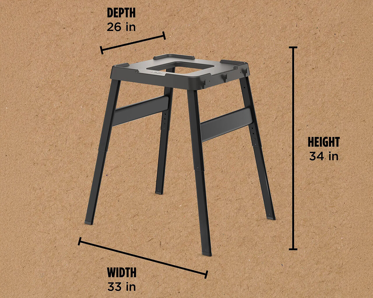 Ninja Woodfire Adjustable Outdoor Stand, , hi-res image number null