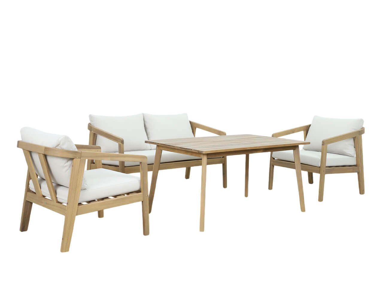 Nara 4 Piece Low Dining Setting, , hi-res image number null