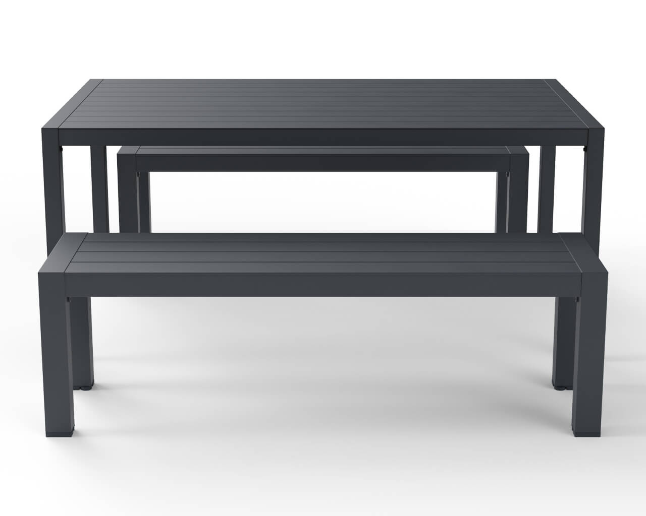 Jette 3 Piece Bench Setting - Grey, Grey, hi-res image number null