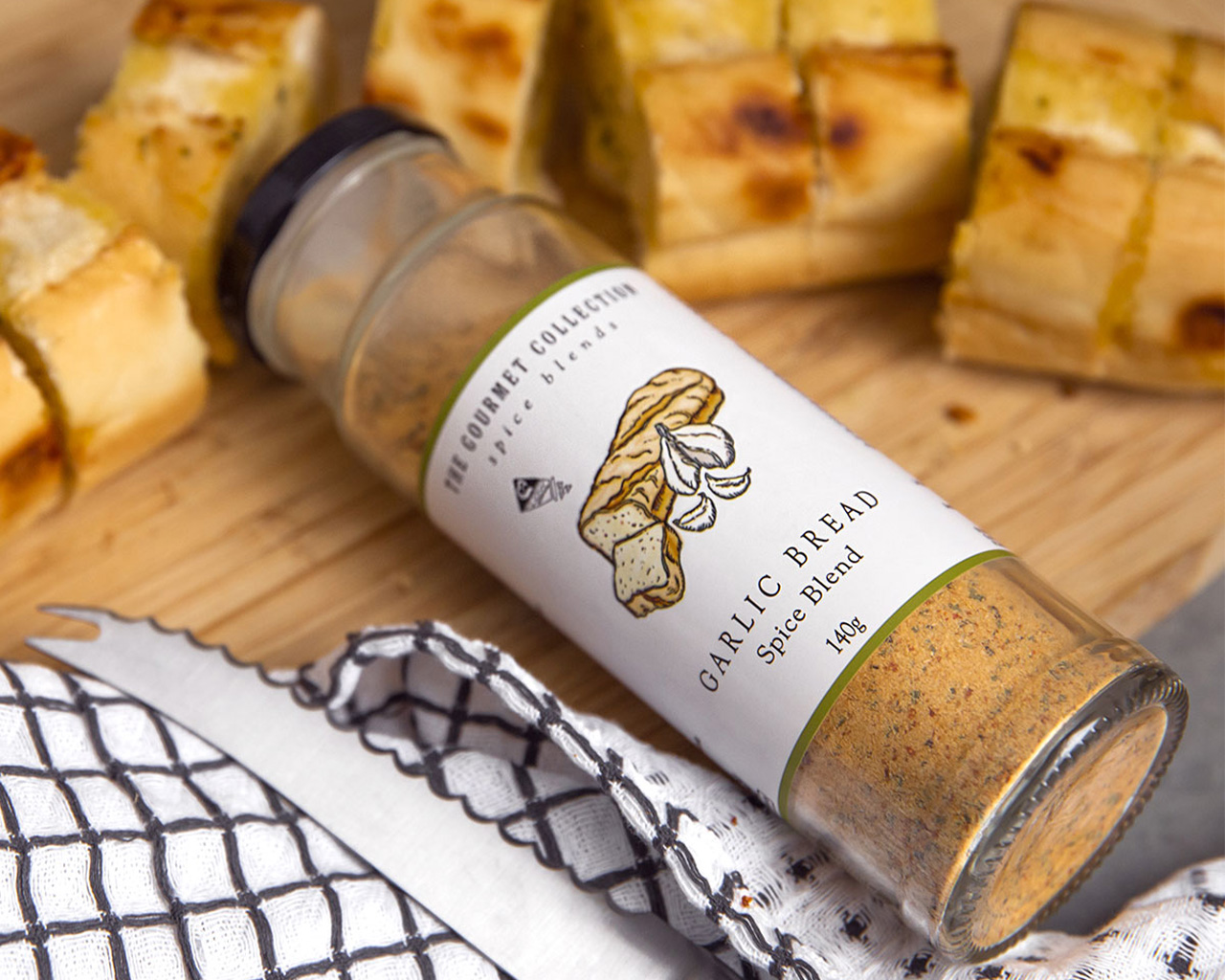 The Gourmet Collection Garlic Bread Spice Blend, , hi-res image number null