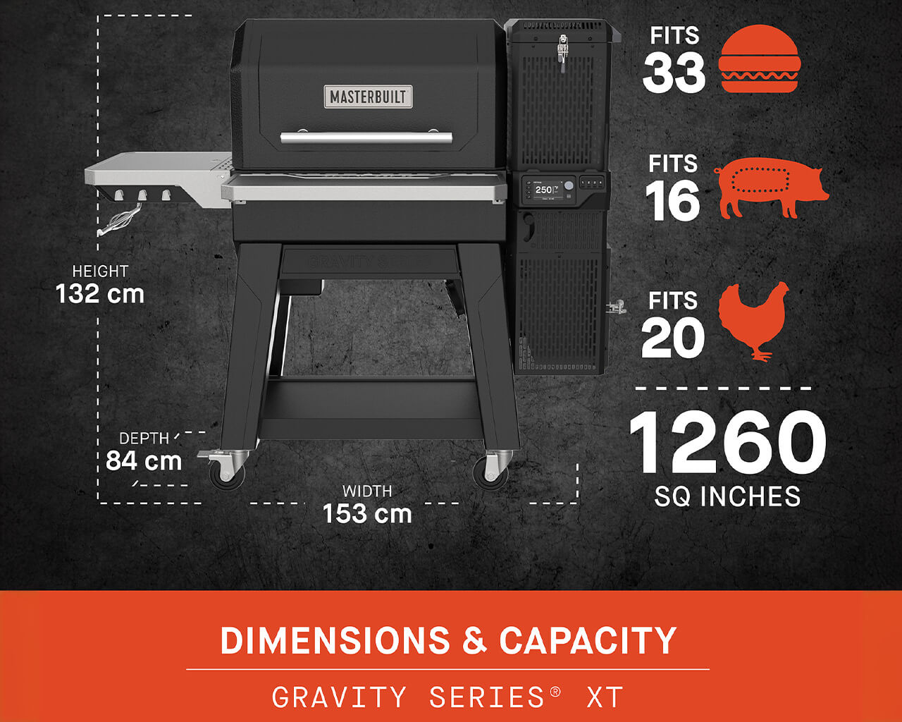 Masterbuilt Gravity Series® XT Digital Charcoal BBQ and Smoker, , hi-res image number null