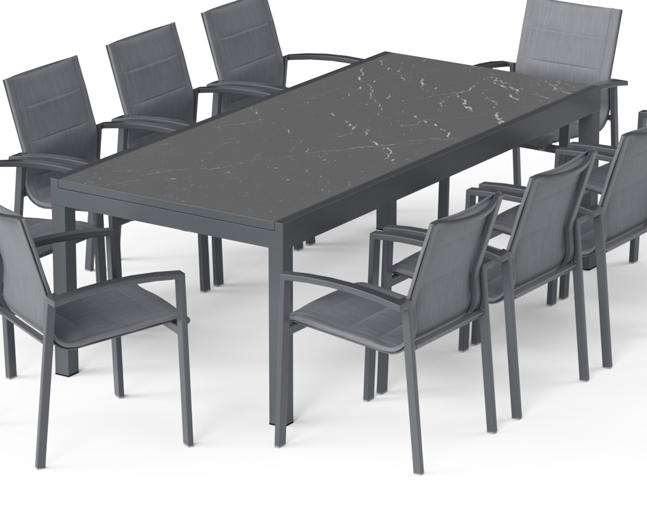 Boston-Sinta 11 Piece Extension Dining Setting, , hi-res image number null